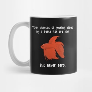 Betta Fish Never Zero Mug